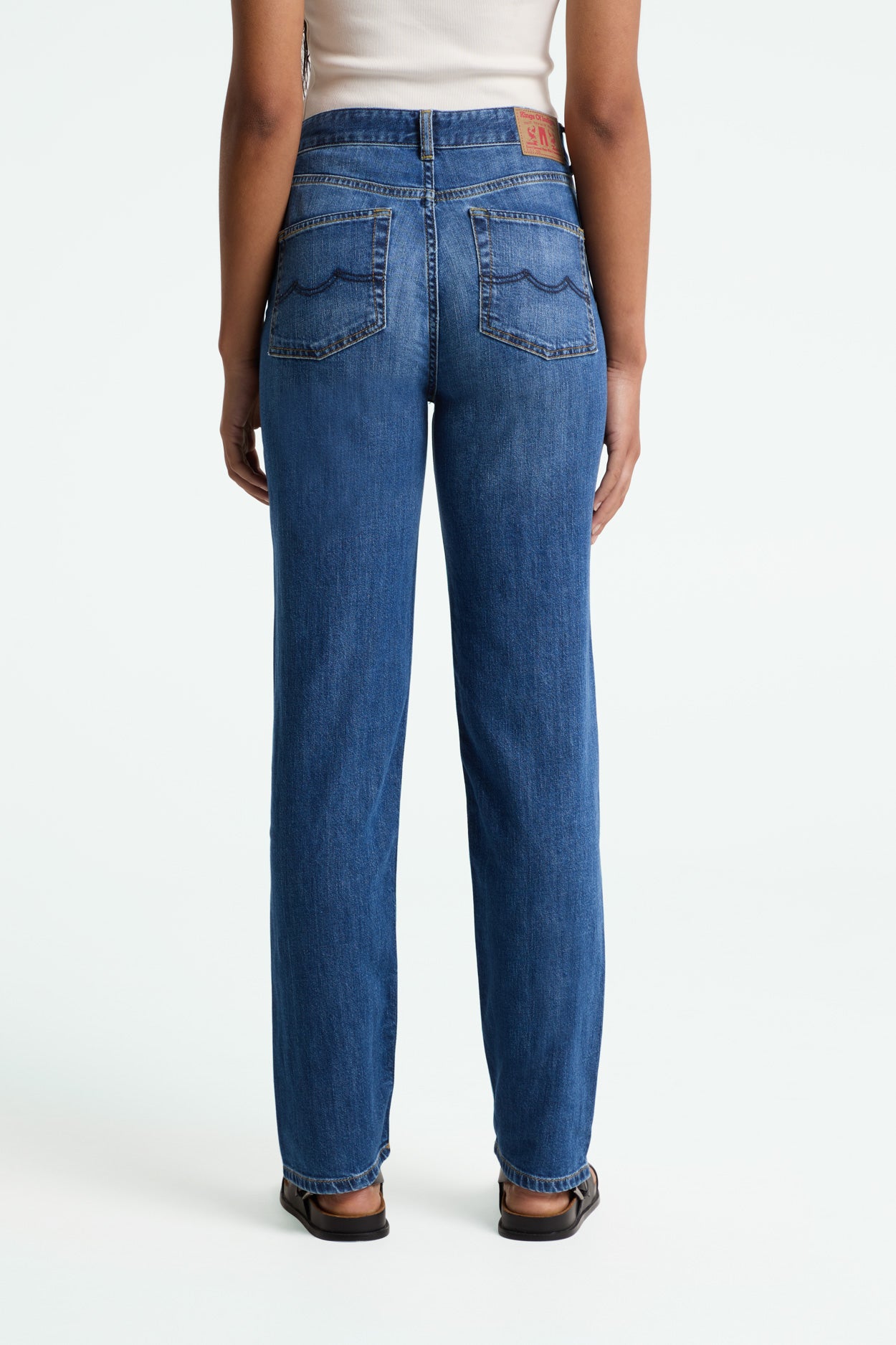 INOE | COTTON FLEX 9.5OZ MID WORN - Kings Of Indigo