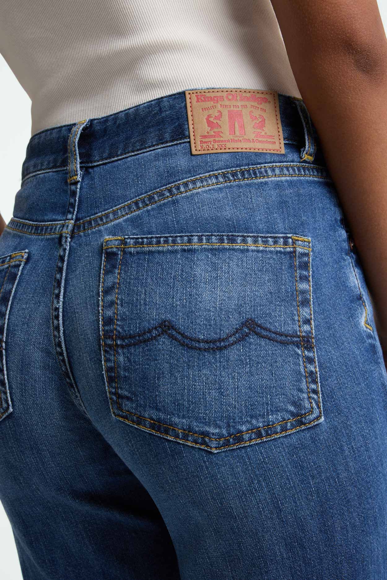 INOE | COTTON FLEX 9.5OZ MID WORN - Kings Of Indigo